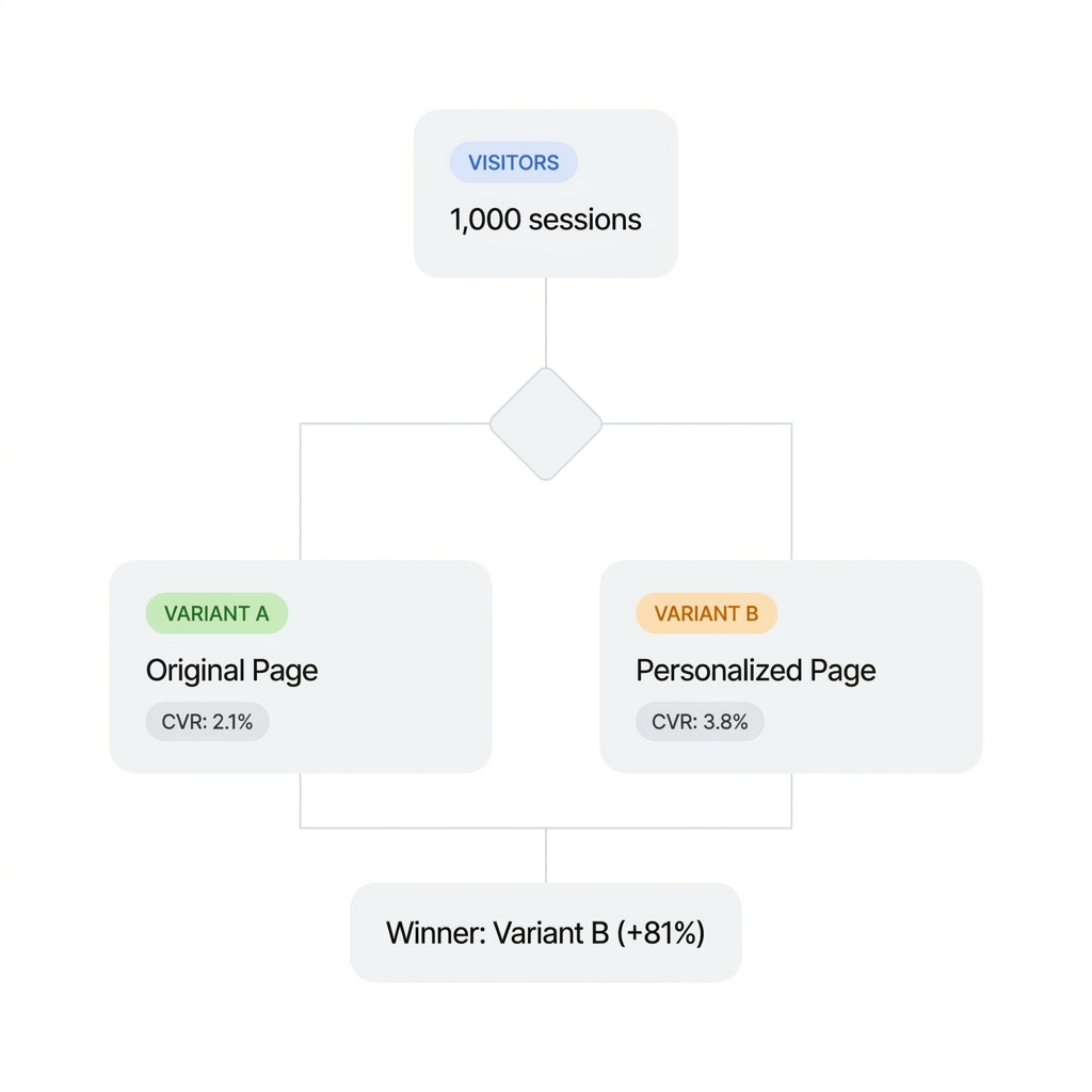 Personalisation & Experimentation Engine diagram